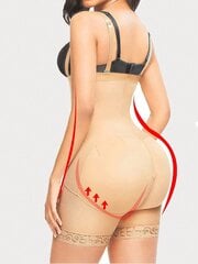 1kpl Compressing Full Shapewear Bodysuit Plus Size korkea vyötärö Body Shaper Control Faja Shortsit vyötärö Trainer vyö·Aprikoosi·M hinta ja tiedot | Naamiaisasut | hobbyhall.fi