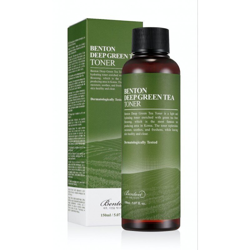 Kasvovesi Benton Deep Green Tea 150 ml hinta ja tiedot | Kasvojen puhdistusaineet | hobbyhall.fi