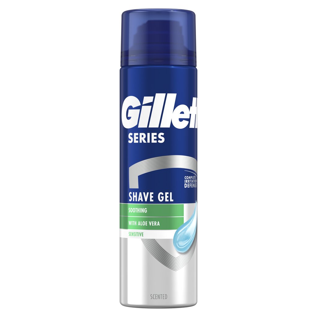 Gillette Series Sensitive -parranajogeeli herkälle iholle 240 ml hinta ja tiedot | Parranajo ja karvanpoisto | hobbyhall.fi