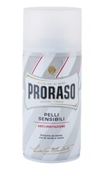 Proraso Parranajovaahto herkälle iholle Vihreä tee 300 ml hinta ja tiedot | Parranajo ja karvanpoisto | hobbyhall.fi