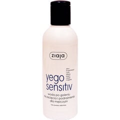 Kasvovesi Ziaja Yego Sensitiv, 200 ml hinta ja tiedot | Parranajo ja karvanpoisto | hobbyhall.fi