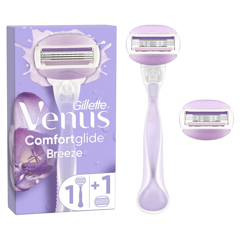 Razor Gillette Venus Breeze, 1 kahva + 2 päätä hinta ja tiedot | Parranajo ja karvanpoisto | hobbyhall.fi