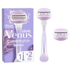 Razor Gillette Venus Breeze, 1 kahva + 2 päätä hinta ja tiedot | Parranajo ja karvanpoisto | hobbyhall.fi