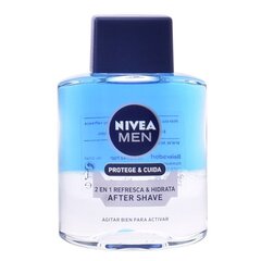 After shave lotion Men Nivea (100 ml). hinta ja tiedot | Parranajo ja karvanpoisto | hobbyhall.fi