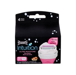 Parranajoterät Wilkinson Sword Intuition Ultra Moisture 3 kpl hinta ja tiedot | Wilkinson Hajuvedet ja kosmetiikka | hobbyhall.fi