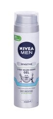 Nivea Men Sensitive 3-Day Beard parranajogeeli miehelle 200 ml hinta ja tiedot | Parranajo ja karvanpoisto | hobbyhall.fi