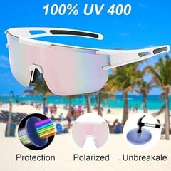 Miesten pyöräilylasit naisten, pyöräily urheilulasit anti-ultravioletti pyöräily aurinkolasit uv 400, sopii ulkoiluun pyöräilyyn juoksukalastukseen hinta ja tiedot | Uimalasit | hobbyhall.fi