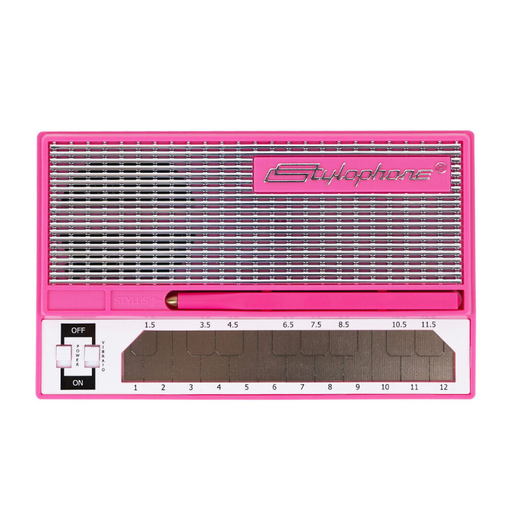 Stylophone S1 taskukokoinen analogisyntetisaattori (vaaleanpunainen) hinta ja tiedot | Kosketinsoittimet | hobbyhall.fi