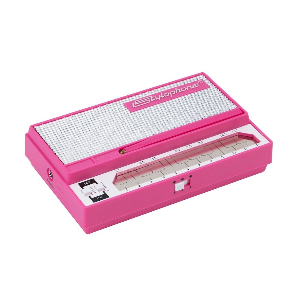 Stylophone S1 taskukokoinen analogisyntetisaattori (vaaleanpunainen) hinta ja tiedot | Kosketinsoittimet | hobbyhall.fi