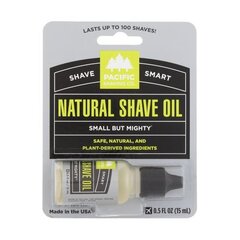 Pacific Shaving All Natural Shaving Oil 15 ml hinta ja tiedot | Parranajo ja karvanpoisto | hobbyhall.fi