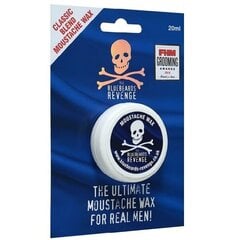 Viiksien vaha The Bluebeards Revenge Blend Moustache Wax, 20 ml hinta ja tiedot | The Bluebeards Revenge Hajuvedet ja kosmetiikka | hobbyhall.fi