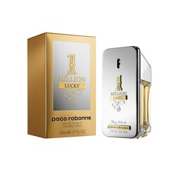 Paco Rabanne 1 Million Lucky EDT miehelle 50 ml hinta ja tiedot | Miesten hajuvedet | hobbyhall.fi