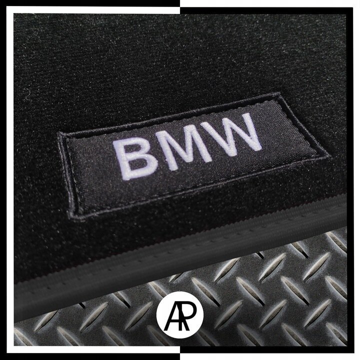 Lattiamatot BMW 5-sarja E60 2003-2010 EMBROIDERY B hinta ja tiedot | Auton tekstiilimatot | hobbyhall.fi