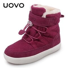 (1-Fuxia) New Arrival Winter Snow Fashion Lasten Lämpimät Saappaat Poikien ja Tyttöjen Kengät Pehmovuorilla Koot 31-37 hinta ja tiedot | Monot | hobbyhall.fi