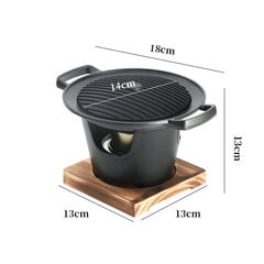 Mini BBQ Grill Japanilainen alkoholiliesi Koti Savuton Grilli Ulkogrilli BBQ Lautas Paista Liha Työkalut hinta ja tiedot | Grillitarvikkeet ja -välineet | hobbyhall.fi