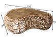 Sohvapöytä Rattan 120x80 cm hinta ja tiedot | Sohvapöydät | hobbyhall.fi