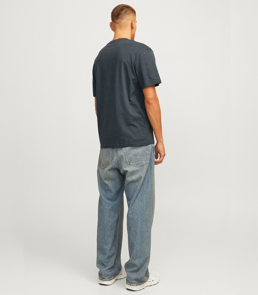 Jack & Jones Miesten T-paita 12262662*01, tummanharmaa/for 5715608967369 hinta ja tiedot | Miesten T-paidat | hobbyhall.fi