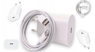 Nopea puhelinlaturi 20w + 1m kaapeli / usb-c - iphone valaistus hinta ja tiedot | Puhelimen laturit | hobbyhall.fi