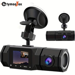 Dual Dash Cam, FHD 1080P edessä ja sisällä Dual Dash -kamerat IR Night Vision Dashcam hinta ja tiedot | Lisätarvikkeet autoiluun | hobbyhall.fi