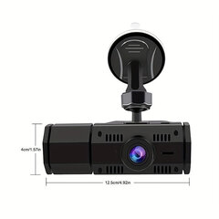 Dual Dash Cam, FHD 1080P edessä ja sisällä Dual Dash -kamerat IR Night Vision Dashcam hinta ja tiedot | Lisätarvikkeet autoiluun | hobbyhall.fi