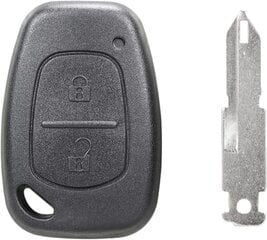 Key Shell 2-painikkeinen auton kauko-avain 433 MHz ID46/PCF7946-siru Ren-ault Trafic 2:lle Vivaro Movano Kangoo VAC102 teränvaihtoavain hinta ja tiedot | Lisätarvikkeet autoiluun | hobbyhall.fi