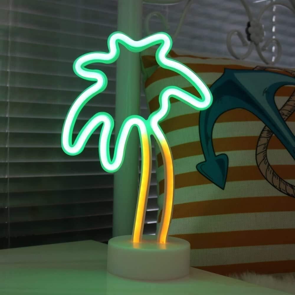 Coconut Tree Lights LED-valokylttivalot perusyövaloilla hinta ja tiedot | Pöytävalaisimet | hobbyhall.fi