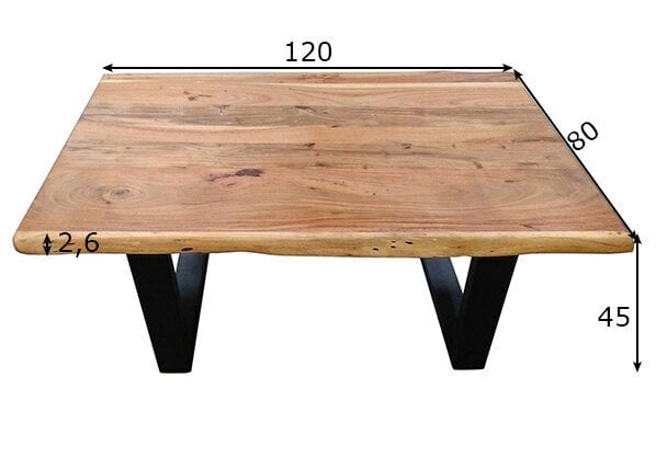 Sohvapöytä Tische 120x80 cm hinta ja tiedot | Sohvapöydät | hobbyhall.fi