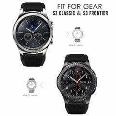 Samsung Gear S3 Frontier/Classic rannekoru - musta hinta ja tiedot | Kellot | hobbyhall.fi