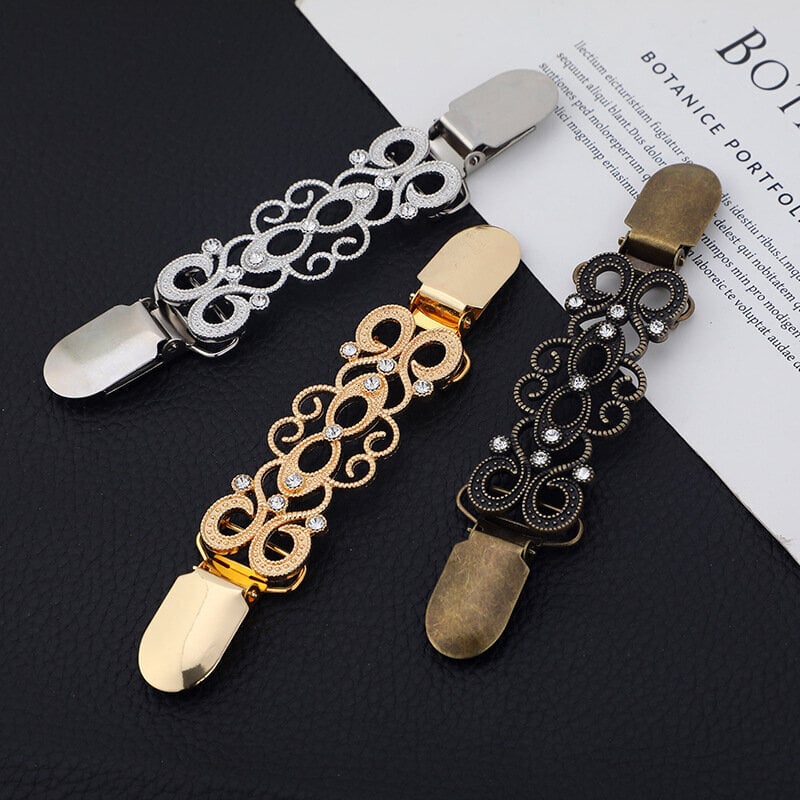 Pusero Cardigan Clip Duck-mouth Clip Villapaita Pin rintaneula kaulus hinta ja tiedot | Miesten korut | hobbyhall.fi