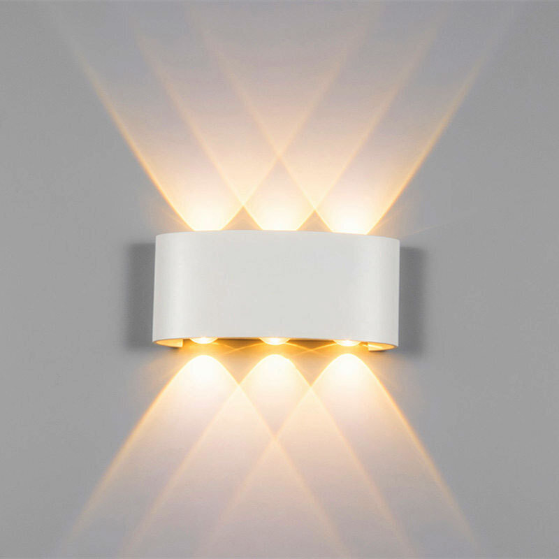 paketti sisä-/ulkoseinävalaisin 6W LED (valkoinen talo*6W lämmin valo) hinta ja tiedot | Seinävalaisimet | hobbyhall.fi