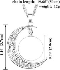 Kuuriipus Genshin Impact Glass Dome Crescent Pendant-jää hinta ja tiedot | Kaulakorut | hobbyhall.fi