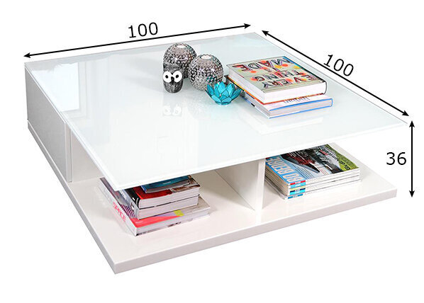 Sohvapöytä 100x100 cm hinta ja tiedot | Sohvapöydät | hobbyhall.fi
