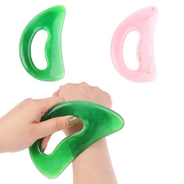 2kpl L Large Gua Sha -hierontatyökalu Lymfdr?nage Massager Muscle hinta ja tiedot | Hierontalaitteet | hobbyhall.fi