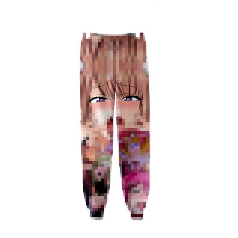 (housut2-XXS） 3D Ahegao Hoodie collegepaita Hupullinen Miesten Ujo Tyttö Face Cosplay-vaatteet hinta ja tiedot | Miesten puserot ja hupparit | hobbyhall.fi