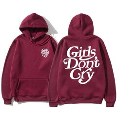 (Burgundy-M）Syksyn talvi hip hop miesten collegepaidat Fleece Ylisuuri huppari Teen Pariskunta Vaatetakki hinta ja tiedot | Miesten puserot ja hupparit | hobbyhall.fi