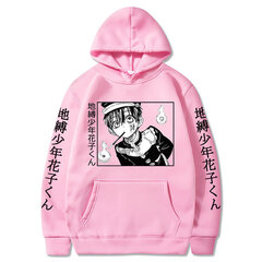 (Pink-S）Hanako-kun Hanako Kun Hoodies Pullover Cosplay Hupullinen hinta ja tiedot | Miesten puserot ja hupparit | hobbyhall.fi