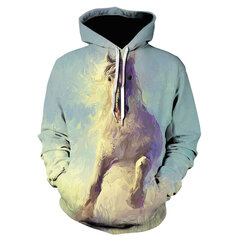 (CBW-445-XS）Sweatshirt Miesten 3D-hupparit Print Unisex Oversize-hupparit hinta ja tiedot | Miesten puserot ja hupparit | hobbyhall.fi