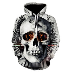 (KL-7002-XS）Skull Miesten huppari 3D-tulostus hinta ja tiedot | Miesten puserot ja hupparit | hobbyhall.fi