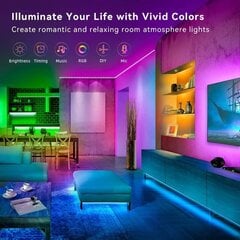 20 m LED-valot Bluetooth Rgb-valot Led-nauhavalot hinta ja tiedot | LED-valonauhat | hobbyhall.fi