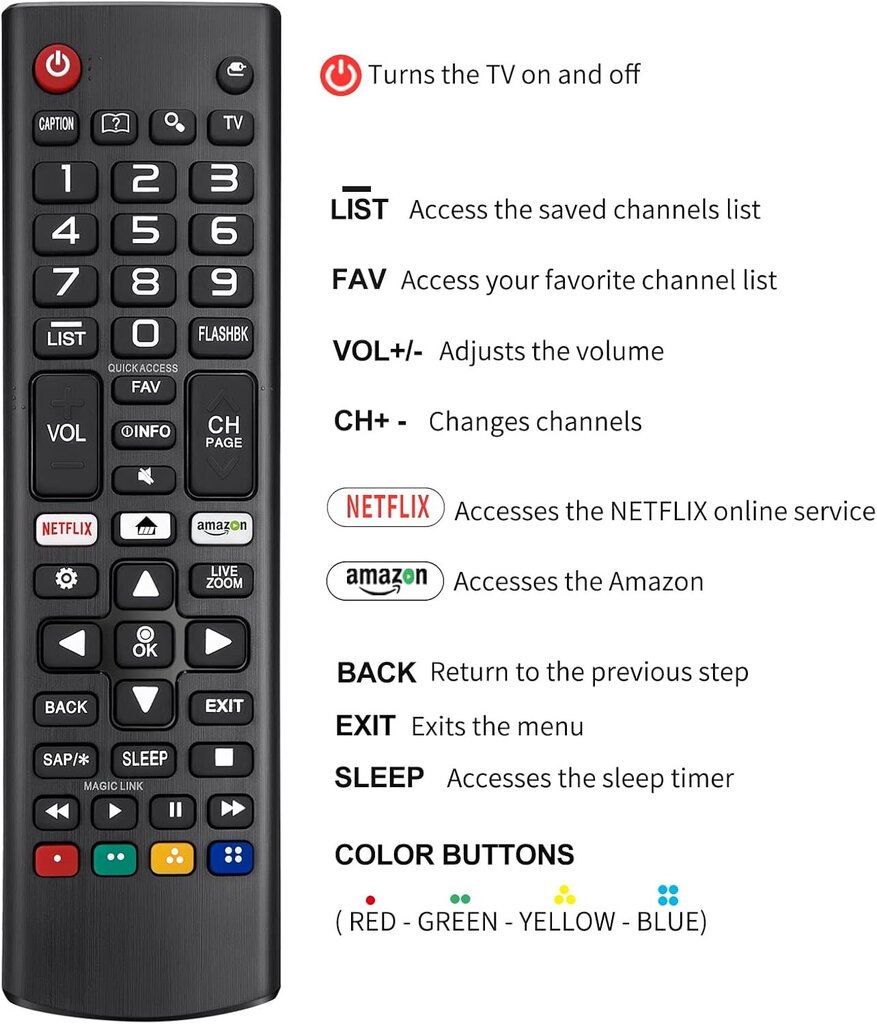 Yleiskaukosäädin LG Smart TV:lle, LCD, LED, 3D, HDTV, AKB75095308, AKB75095307, AKB73715601, yhteensopiva kaikkien LG:n kaukosäätimien kanssa hinta ja tiedot | Hiusvärit | hobbyhall.fi