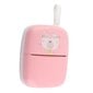 Pocket Thermal Printer Mini HD Bluetooth musteton taskupuhelintulostin opiskelijoille Pink hinta ja tiedot | Tulostustarvikkeet | hobbyhall.fi