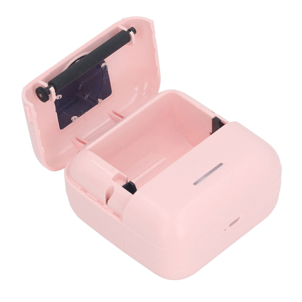 Pocket Thermal Printer Bluetooth High Definition kannettava minitulostin QR Code Label Pink hinta ja tiedot | Tulostustarvikkeet | hobbyhall.fi