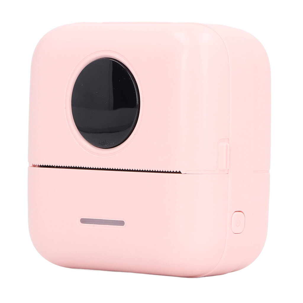 Pocket Thermal Printer Bluetooth High Definition kannettava minitulostin QR Code Label Pink hinta ja tiedot | Tulostustarvikkeet | hobbyhall.fi