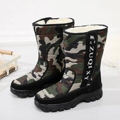 (45-103 Green camouflage)2024 Miesten Boots alusta lumisaappaat miehille paksut muhkeat vedenpitävät liukastumista estävät talvikengät Plus koot 36 - 47 hinta ja tiedot | Monot | hobbyhall.fi