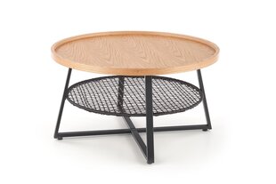Pöytä Halmar Florence, ruskea/musta. hinta ja tiedot | Sohvapöydät | hobbyhall.fi
