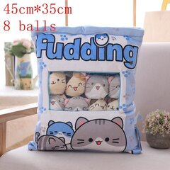 Uusi Kawaii Animal Balls Vanukas karkkipussi Pehmotäytetty mininukke donut Boba Maitotee Bat Newt Cat Nap PehmoTäytetyt eläimet hinta ja tiedot | Pehmolelut | hobbyhall.fi