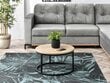 Sohvapöytä Modern Home, 60 cm, musta/ruskea hinta ja tiedot | Sohvapöydät | hobbyhall.fi
