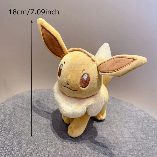 18-28 cm pehmolelu Grookey Sprigatito Oshawott Leafeon Espeon Morpeko Gonbe Mimikyu Anime Figuuri Peluche Lelut Täytetyt eläimet