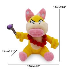 Pehmolelut Princess Peach Bowser Koopa JR Ludwig Roy Morton Wendy Lemmy Iggy Larry Anime täytetyt sarjakuva Peluche-nuket Täytetyt eläimet hinta ja tiedot | Pehmolelut | hobbyhall.fi