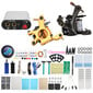 Coil Tattoo Machine Kit Virtalähde Tatuoinnin siirtopaperi Jalkapoljin Novice Tattoo Tool Set (90-265V) EU Plug hinta ja tiedot | Manikyyri- ja pedikyyritarvikkeet | hobbyhall.fi